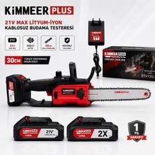 Happy Trend 30 cm Pala, Çift 3.00AH Lityum Akü, Dal ve Ağaç Kesme