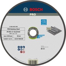 Happy Trend Professional Accessories 2608600096 Schleifzubehoer Kesme Diski 230 x 2 mm Düz Ino x
