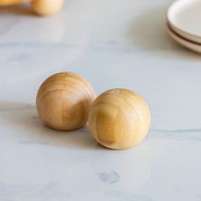 Papatyam Dekor 2 Adet Bambu Top Tuzluk Biberlik