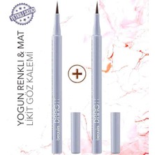 Beaulis 196 Brown Kahverengi Keçe Uçlu Eyeliner Göz Kalemi 2 Adet Avantaj Seti
