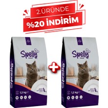 Spelly Yetişkin Kedi Maması Steril 1,2 kg x 2 Adet - 2,4 kg