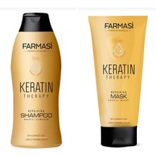 Die Grup Tr Farmasi Keratin Onarici Şampuan 400 ml + Saç Onarici Maske 200 M
