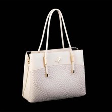 Ada Çanta Kırtasiye Nas Bag Kadın Şık El ve Omuz Çantası Krem Hasır (30CMX22CM) ARD89256