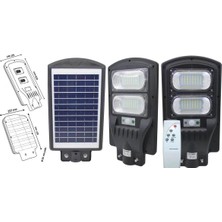 Die Grup Tr 074-009-0100 GRAND-100 6400K Beyaz Işık LED Solar Sokak Lambası (Sensörlü+Kumandalı)