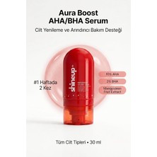 Die Grup Tr Aura Boost Aha Bha Serum 30 ml |%10 Aha%2 Bha Peeling Etkili Serum