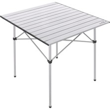 Die Grup Tr Outdoor Alüminyum Katlanabilir Kamp ve Piknik Masası, 72X70X70 Cm, 2700 Gr, 35 kg Taşıma Kapasitesi, Omuz Askılı Taşıma Çantası Ile, Su Geçirmez Üst Yüzey, Hafif ve Dayanıklı, Türkiye Menşeili (Güm