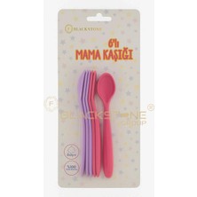 Die Grup Tr 6 Lı Mama Kaşığı Beslenme Aksesuarı Pembe & Mavi Çok Renkli Tek Ebat