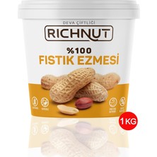 Die Grup Tr Çiftliği Richnut ŞEKERSIZ%100 Saf Doğal Fıstık Ezmesi 1 kg