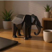 Die Grup Tr Modern Minimalist Düşük Poligon Fil Heykeli-Modern Minimalist Low Poly Elephant Statue