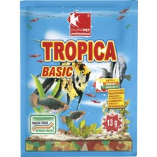 Die Grup Tr Dajana Basic Tropical Flakes Pul Balık Yemi, 80 Ml, 10 G