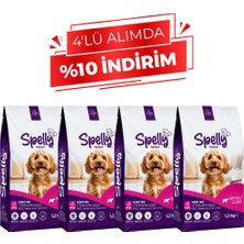 Spelly Yetişkin Köpek Maması Mini Irk Biftekli 1,2 kg x 4 Adet - 4,8 kg
