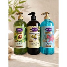 Die Grup Tr Organik Zeytinyağlı Sıvı Sabun 3'lü Set, Avokado 750ML + Zeytin Çiçeği 750ML + Okyanus 750ML