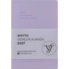 Victoria's Journals Smyth 2027 Günlük Ajanda A6 (9x14cm) Esnek Kapak Ivory 80 gr.