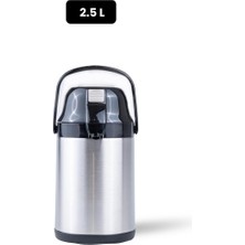 Die Grup Tr 2007 Çift Katmanlı Paslanmaz Çelik Termos Çay Termosu Su Termosu 2,5lt