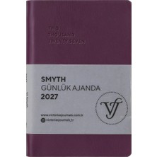 Victoria's Journals Smyth 2027 Günlük Ajanda A6 (9x14cm) Esnek Kapak Ivory 80 gr