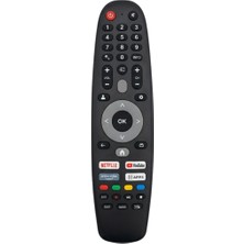 Zapex Dijitsu Ses Komutsuz Onvo Senna Altus Netflix Youtube Prime Video Apps Tuşlu LED LCD Tv Kumandası (Air Mouse Özelliği Yoktur)