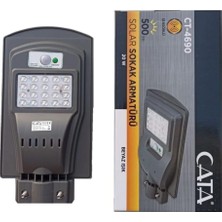 Die Grup Tr 60W Güneş Enerjili Solar Sokak Aydınlatma Lambası CT-4690 KARACT4690