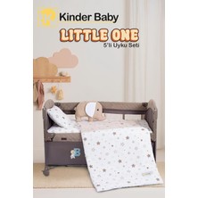 Die Grup Tr Little One 5'li Oyun Parkı Beşik Uyku Seti, Kahverengi