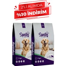 Spelly Yetişkin Köpek Maması Kuzulu 7 kg x 2 Adet - 14 kg