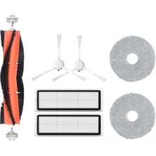 Die Grup Robotyedek, X10 Plus X20 Plus Xiaomi Uyumlu Yedek Fırça Hepa Filtre Mop Seti-7 Parça