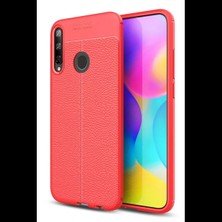 Huawei P40 Lite E Kılıf Auto Focus Kapak - Kırmızı