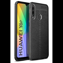 Huawei Y6P Kılıf Auto Focus Kapak - Siyah
