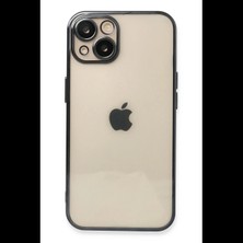 Apple iPhone 13 Kılıf Razer Lensli Silikon - Siyah