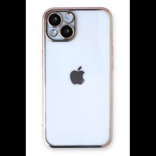 Apple iPhone 13 Kılıf Razer Lensli Silikon - Gold
