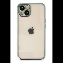 Apple iPhone 13 Kılıf Razer Lensli Silikon - Yeşil