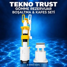Tekno Trust Gömme Rezervuar Boşaltma, Alt Kafes ve O-Ring Seti