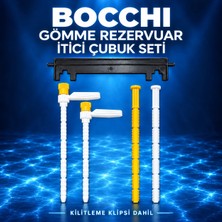 Bocchi Bocchı Gömme Rezervuar Itici Çubuk ve Kilitleme Klipsi Seti