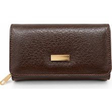 Uccello Gold Detaylı Çok Bölmeli Büyük Boy Model Cüzdan