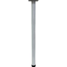 CATEKSSS Çaap 42 mm 71 cm Masa Ayağı, Sehpa Ayağı, Dresuar Ayağı Beyaz - 30’lu Paket