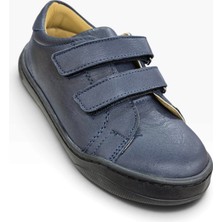 Rap Rap Ortopedik Taban Hakiki Iç Dış Deri Kaymaz Taban Unisex Çocuk Ayakkabı RRP0610L  Lacivert