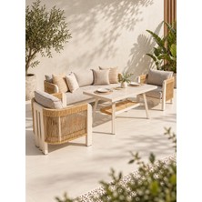 Viona Home Atlas 3-1-1-S Alüminyum Bahçe Balkon Oturma Grubu