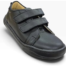 Rap Rap Ortopedik Taban Hakiki Iç Dış Deri Kaymaz Taban Unisex Çocuk Ayakkabı RRP0610L  Siyah