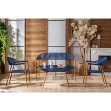 Viona Home Lisa 2-1-1-S Bahçe Balkon Oturma Grubu