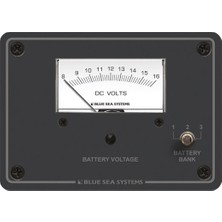 Blue Sea Systems Dc Analog Voltmetre Paneli 8-16V Dc 8015