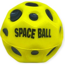 Yiğit Ticaret Yükseğe Zıplayan Delikli Stres Topu - 70 mm Uzaytopu - Ay Top (Lisinya)