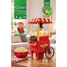 Kiwi KPM-7413 Patlamış Mısır Makinesi | Sıcak Hava ile Yağsız Pişirme & 3 Dakikada Hazır