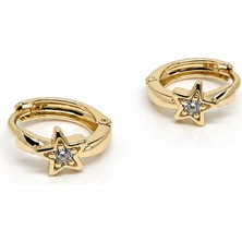 14 K Altın Görünümlü Xuping Mini Yıldız Küpe