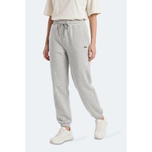 Slazenger Merya I Kadın Slim Fit Gri Eşofman Altı