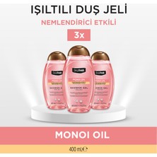 Deep Fresh Duş Jeli Monoi Kapaklı  3 x 400 ml