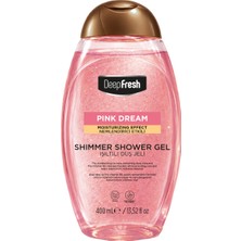 Deep Fresh Duş Jeli Shimmer Pembe Kapaklı 400 ml