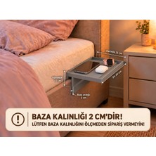 Baydıoğlu Grup Yatak Kenarı Düzenleyici Raf – Telefon ve Kişisel Eşya Tutucu KALINLIĞI 2 CM OLAN BAZALAR İÇİN UGUNDUR !