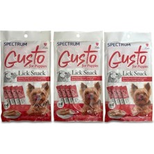 Spectrum Gusto Kuzu Etli ve Havuçlu Köpek Ödül Maması 4X15 gr 3 Adet