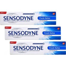 Sensodyne Ferah Nefes Nane Aromalı Diş Macunu 100 ml x 3 Ekstra Ferah Nefes Sağlayan Koruyucu