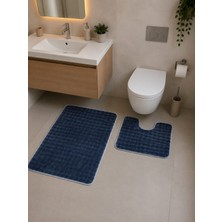 Savana Kaymaz Taban Peluş Banyo Paspası 2'li Klozet Takımı 60*50 - 60*90