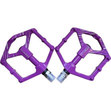 Zedonyon Geniş Platformlu Rulmanlı Pedal Mor