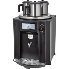Remta Premium Jumbo 40 Litre Üç Demlikli Çay Makinesi - Siyah